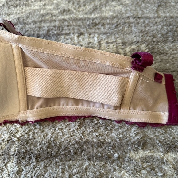 NWOT Torrid Push Up Multiway Bra Purple Tan Lace 40DD - Picture 9 of 9